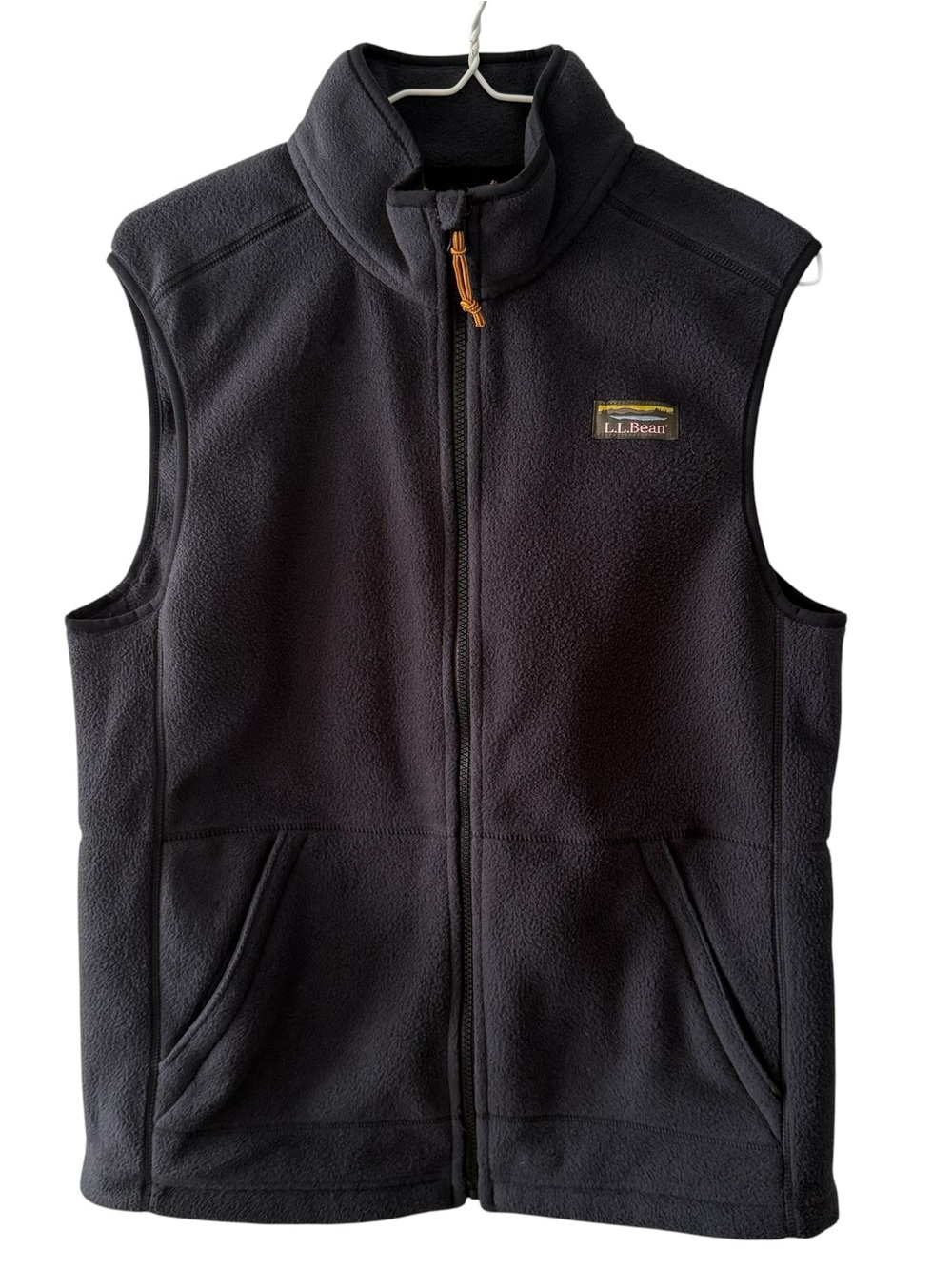 L.L. Bean Men’s Mountain Classic Black Fleece Zip Vest Sz Small Reg Item 504672 - Picture 12 of 12